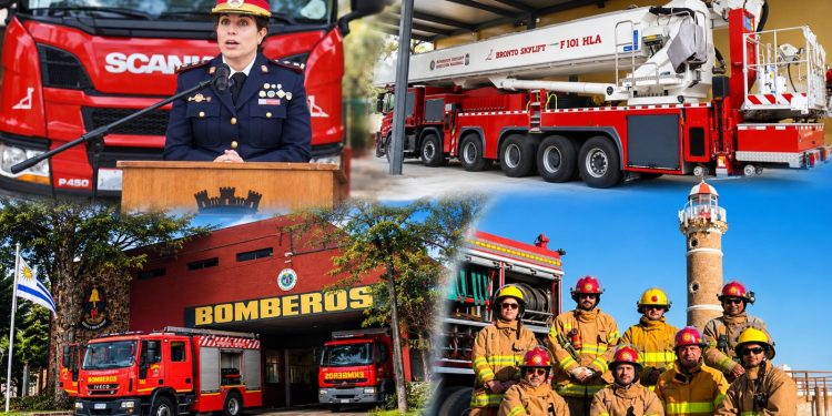 Uruguay celebra el Día Nacional del Bombero y reconoce 139 años de servicio