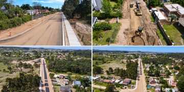 Comenzó la pavimentación en Leandro Gómez; una obra trascendental de la gestión Abella para la gente