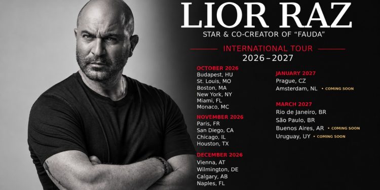 Protagonista de la serie Fauda llega a Uruguay en el marco de una gira mundial