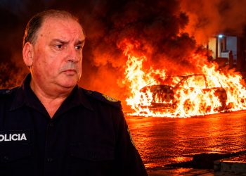 Los celos llevaron a incendiar el Mercedes-Benz en Punta del Este