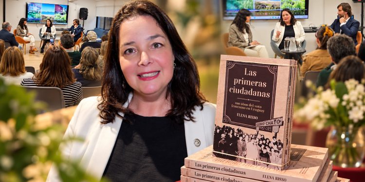 Elena Risso presentó en Punta del Este su nuevo libro de investigación sobre los 100 años del voto femenino