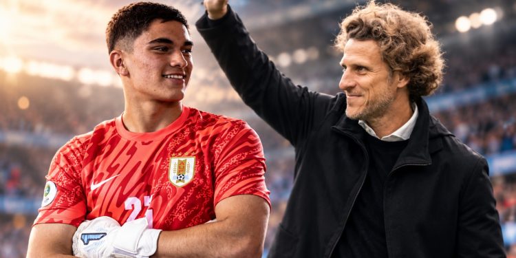 Felipe Ortiz arquero de Deportivo Maldonado fué citado por Diego Forlán para la Sub 20
