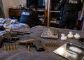 Allanamiento en Maldonado terminó con armas incautadas y una condena por drogas
