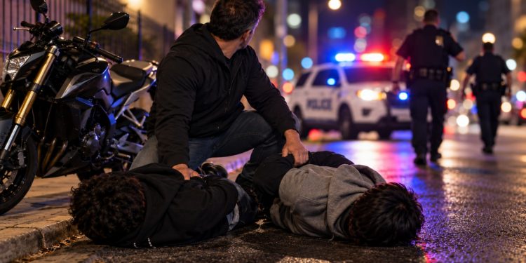 Una detención ciudadana frustró el hurto de una moto y terminó con dos adolescentes ante la Justicia